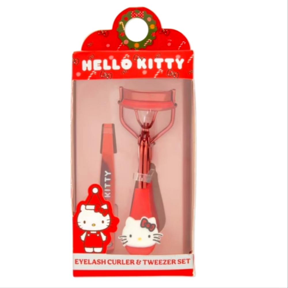 Hello Kitty Sanrio Christmas Eyelash Curler Set